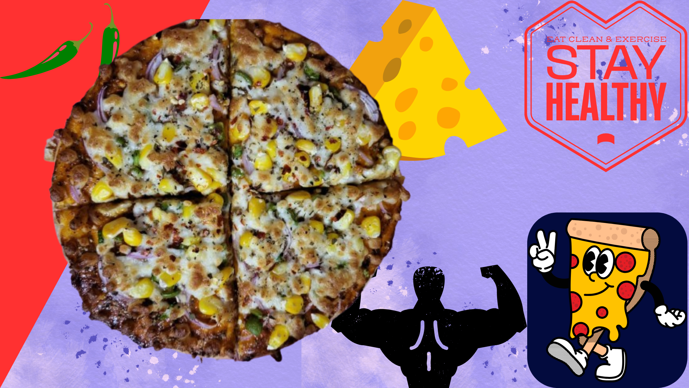Healthy Fusion Pizza: A Nutritious Twist with Ragi, Rice Flour, Sabudana & Sooji
